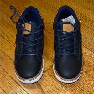 Steve Madden Kids Gavin Navy Shoes